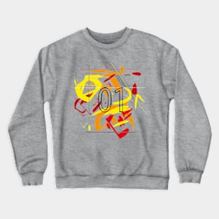 abstract 01 Crewneck Sweatshirt